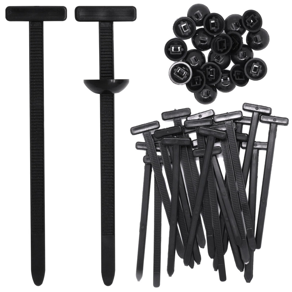 20Pcs Heavy Duty Nylon Cable Ties With Selflocking Buckles, Automotive Multipurpose Zip Ties 9113335154629