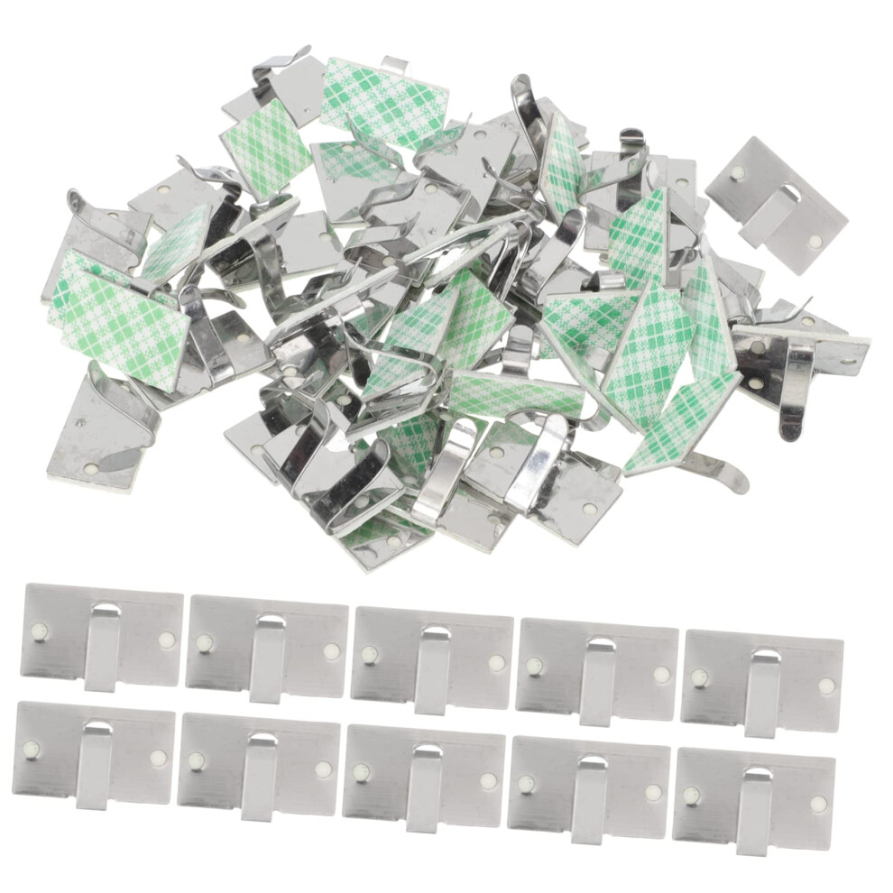 50Pcs Adhesive Cable Clips Cord Organizers For Home Office Appliance Wire Management 9113335154643
