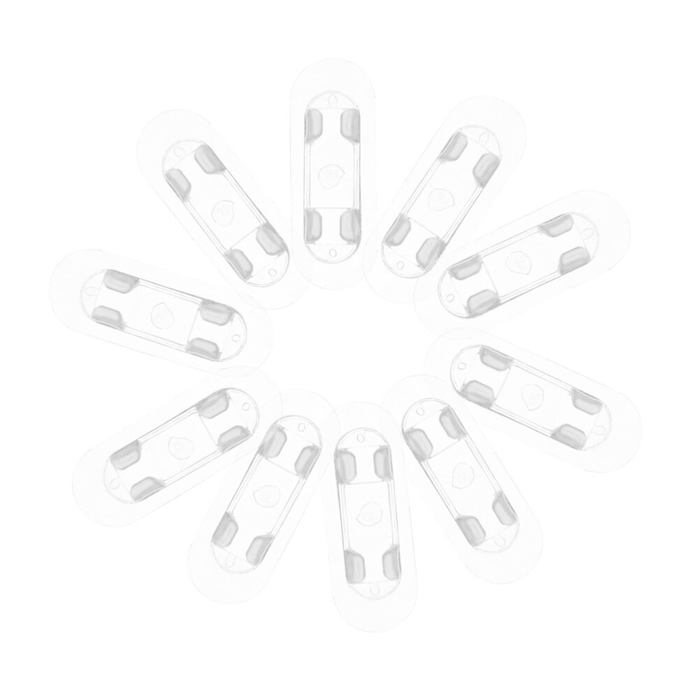 30Pcs Clear Self Adhesive Cable Organizer Clips With Strong Backing For Desk Wall Car Cord Management 9113335154728