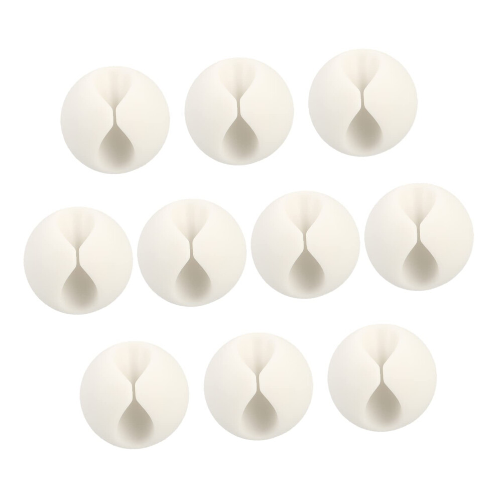 10Pcs Desk Cable Clips Organizer For Office And Home Secure Multicable Management 9113335154896