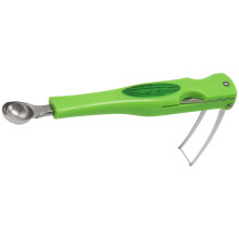 3in1 Stainless Steel Watermelon Cutter and Melon Baller with Ergonomic Comfort Grip
