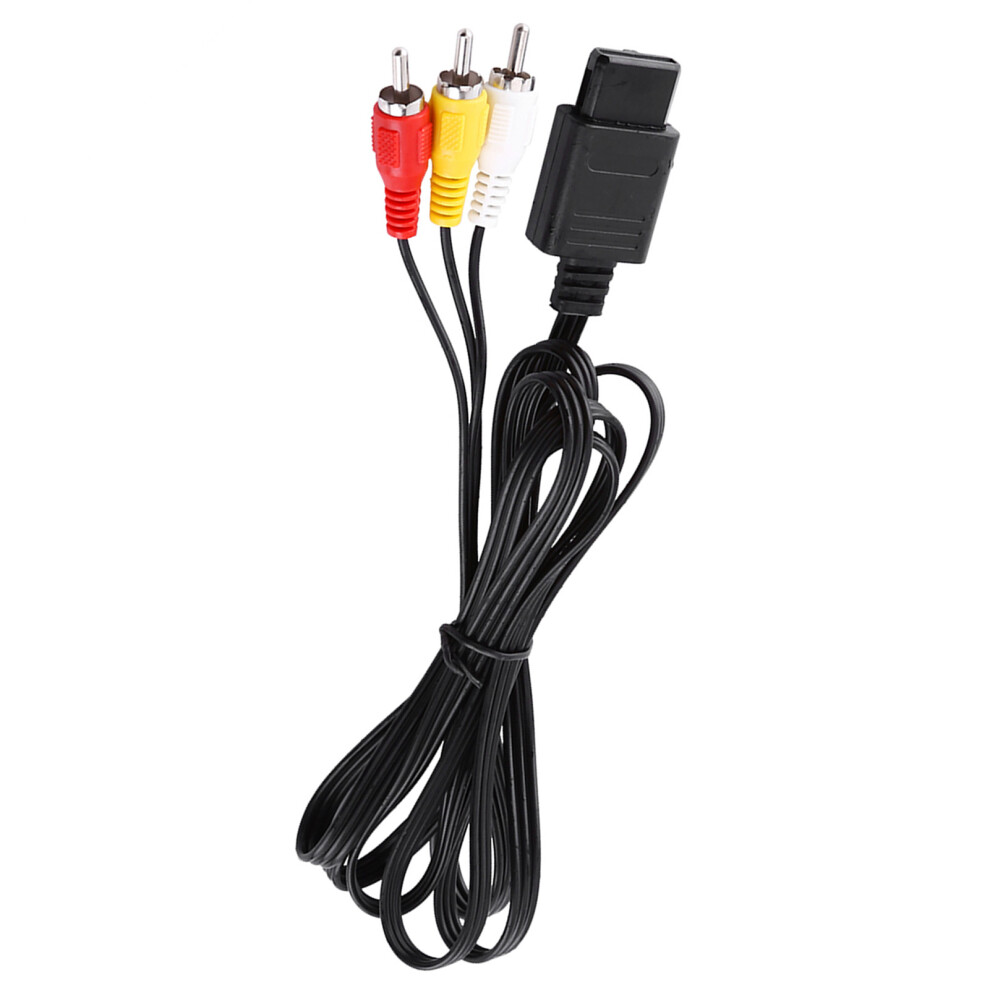 Audio Video Rca Cable For N64 & Nintendo Gamecube Â Composite A/V Lead 1.8M 6941382840102