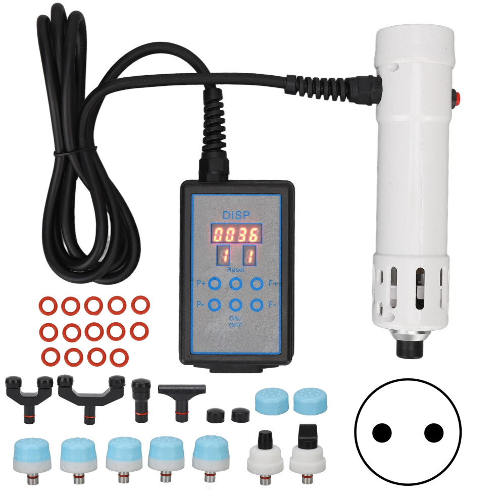 Acoustic Shockwave Therapy Machine for Muscle Pain and Erectile Dysfunction, Includes 11 Professional Massage Heads for Customized Physiotherapy