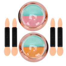 Latex Sponge Eyeshadow Applicator Dual Tipped Makeup Brush For Precision Application Quick And Easily Gel Nail Remover Compatible Compressed Powder