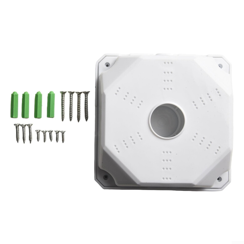 Waterproof Cctv Camera Junction Box With Deep Base For Outdoor Cable Concealment And Dome Mount 9113335155305
