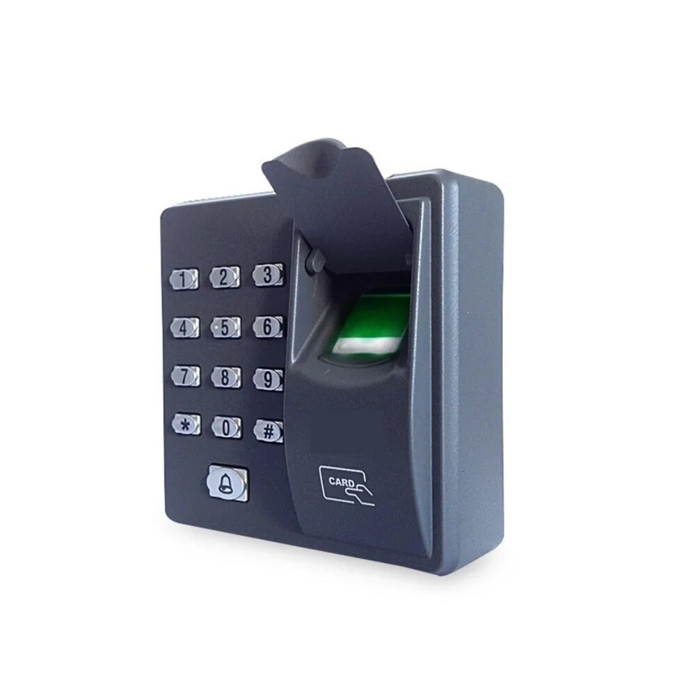 Rfid Fingerprint Door Access Control With Keypad, 500 Users, 10 Keychains For Home And Office 9113335155435