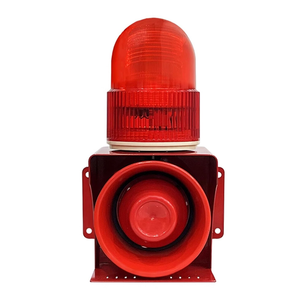 Industrial Alarm Siren 125Db Loud Horn With Bright Led Strobe For Factory And Emergency Security 9113335156012