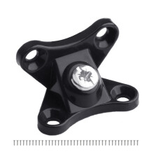 10 Pcs Black Decorative Butterfly Corner Brackets Removable Right Angle Braces for Furniture