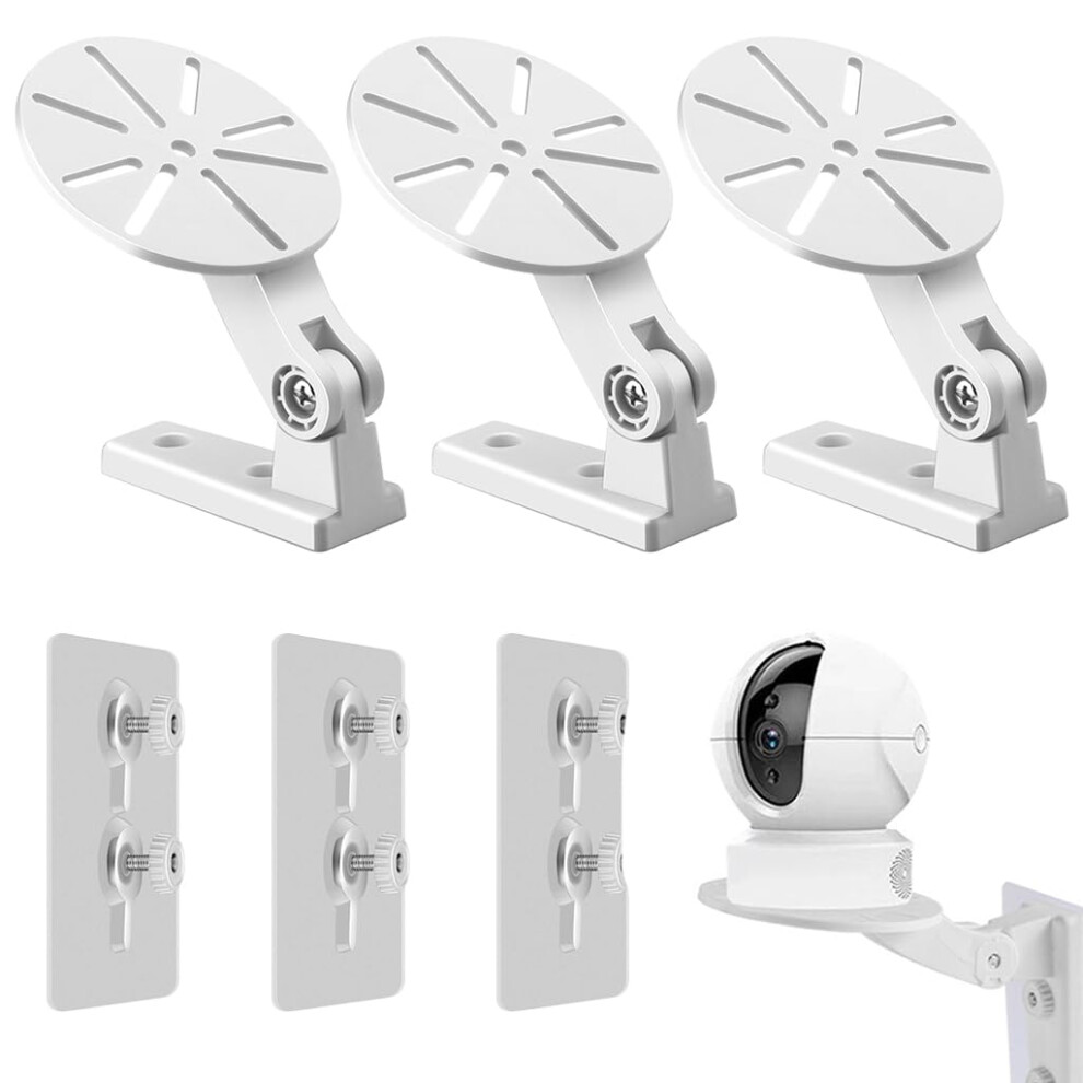 Security Camera Wall Mount Adjustable Lshaped Stand With Hidden Cable Management, Nodrill Bracket For Indoor Outdoor Cctv 9070919204845