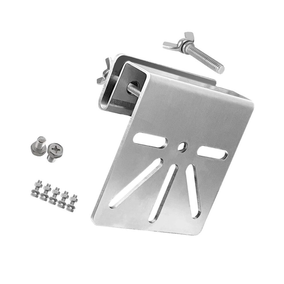 Stainless Steel Security Camera Mount With Rustproof Screws, No Drill Outdoor Solar Bracket 9070919205040