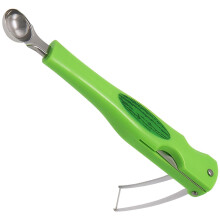 Watermelon Cutter and Slicer 3in1 Stainless Steel Tool with Scoop for Melon and Soft Fruits