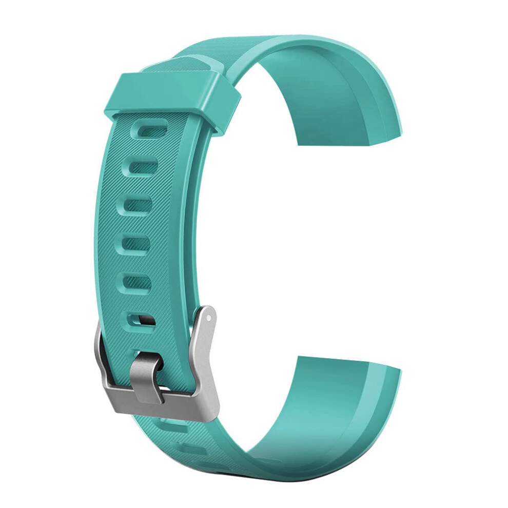 20Mm Silicone Replacement Strap With Quick Release Pins For Id115plus Hr Watch Green 9070919205927
