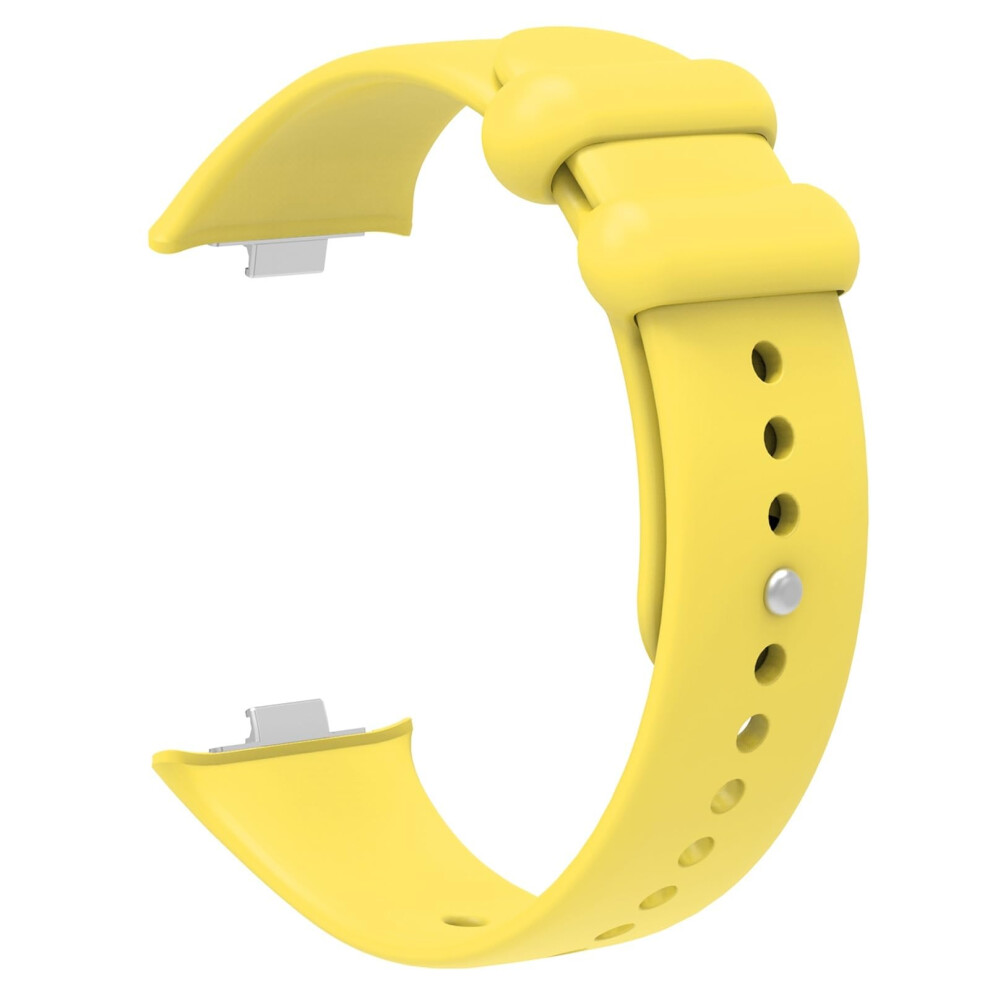 Silicone Replacement Strap Adjustable Breathable Sports Wristband For Mi Band 8 Pro Yellow 9070919206061