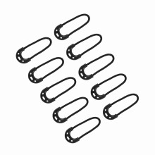 High Quality Outdoor Travel EDC Black Zipper Pulls - 10pcs Cord Rope Accessory