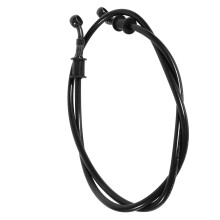 90 cm geflochtener Stahl-Brems- und Kupplungs-Ölschlauch schwarz