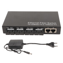 Optic Transceivers Ethernet Over Fiber Media Converter SC Port Gigabit Fiber Optic Long Range Transmission 25Km Stylish Design Great Connection