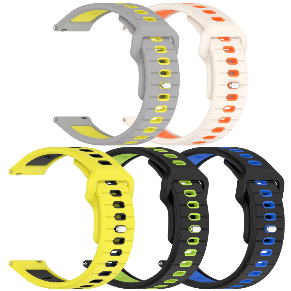 Sweatproof Waterproof Silicone Smartwatch Replacement Strap Band With Quick Release For Amazfit Helio 9070919206924