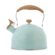 2.5L Stainless Steel Whistling Kettle with Loud Whistle Alert for Gas and Induction Stoves