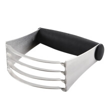 Pastry Cutter and Dough Blender Stainless Steel Baking Tool for Quick Mixing Biscuits and Pizza