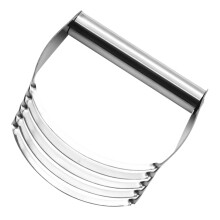2pcs Stainless Steel Pastry Cutter Set with Dough Blender for Baking Cakes Pies Bread