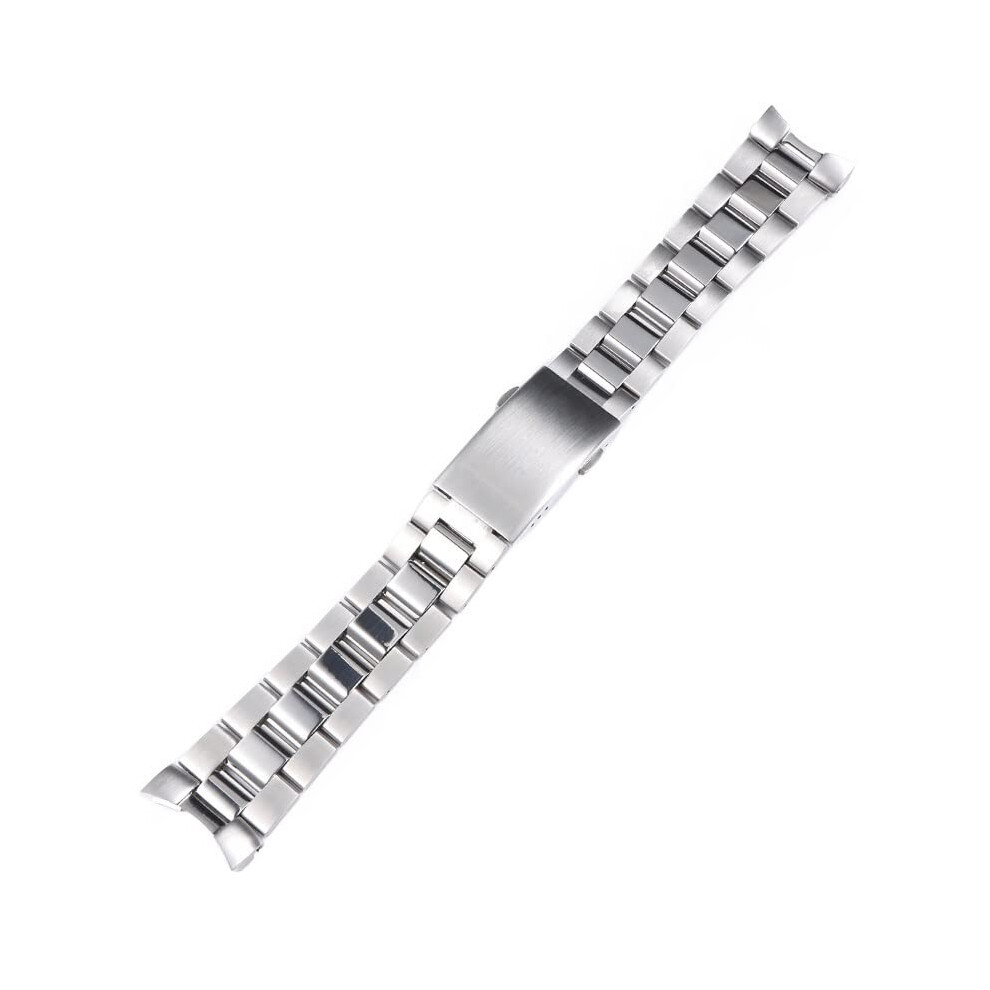 22mm Stainless Steel Silver Watch Band Bracelet with Deployment Clasp for Tag Heuer Aquaracer