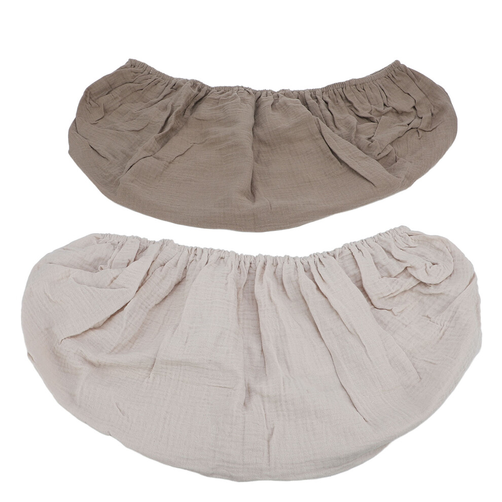 2pcs Cotton Changing Pad Cover Light Tan Apricot for 82x41cm Table-image-OPC-PR78H8V-NEW