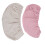 Durable Elastic Changing Pad Cover Set - Pink Apricot 2 Pieces 16