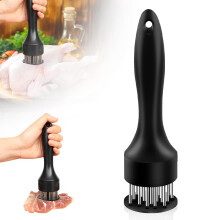 Stainless Steel Meat Tenderizer Needle 21 Pin for Steak and BBQ, Sharp Blades for Quick Flavor