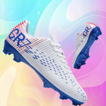 (7007C-bailan, 38) Football shoes for men and women, children with broken nails and long nails, outdoor indoor sports shoes futsal shoes shoes