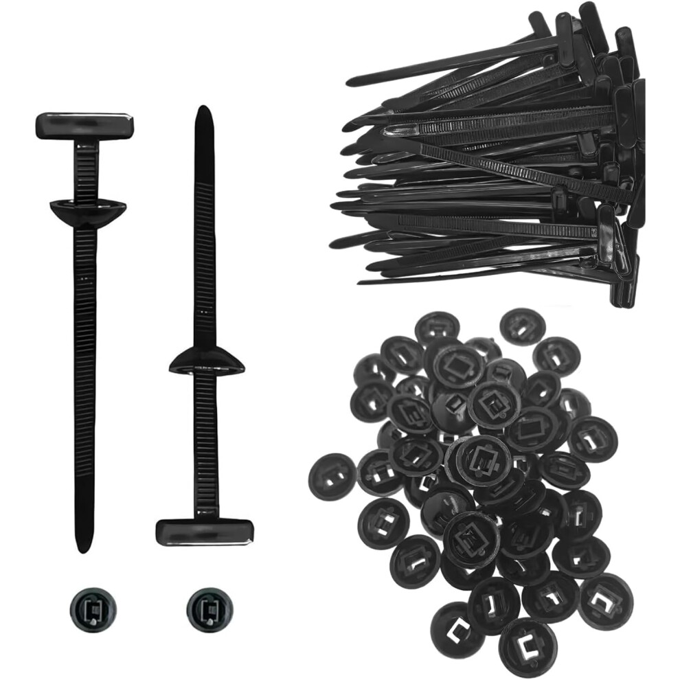 200Pcs Heavy Duty Nylon Cable Ties, Selflocking Zip Ties For Cars, Home, Office, Garden 9113335161696