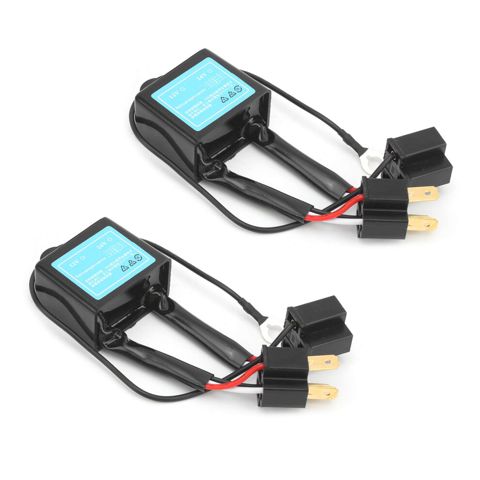 Led Headlight Decoder H4 Antiflicker Converter Error Upgrade Plugandplay 2Pcs 9174973192138