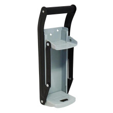 Heavy Duty 16 oz Wall Mounted Aluminum Can Crusher with Ergonomic Grip and Bottle Opener for Recycling