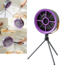 Portable and Desktop Range Hood with 3Speed Adjustable Fan, 12 Filters, 180 Hood for Kitchen, RV, BBQ, Purple