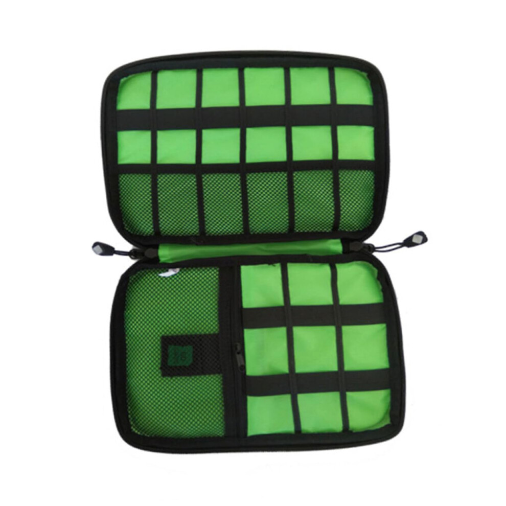 Electronics Organizer Bag With Multicompartments, Tangle Cable Storage Case For Travel Gadgets 9070919212017