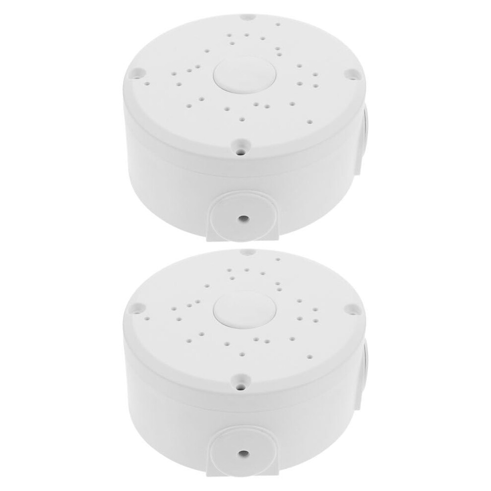 2Pcs Weatherproof Outdoor Security Camera Mount With Junction Box, Wall Bracket For Cctv Systems 9113335161924