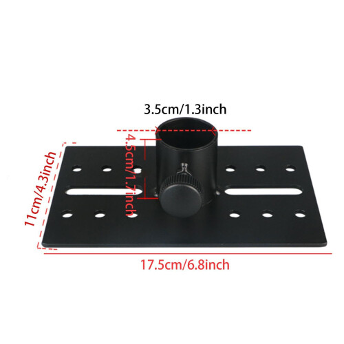 Speaker Stand Adapter Adjustable Angle Heavy Duty Steel Mount Bracket for Universal Fit 2