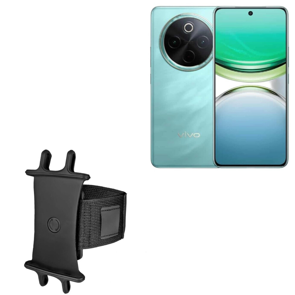 Sport Armband For Vivo Y300 Pro+ With 360 Rotation, Touchscreen Access, Adjustable Fit And Key Slot 9070919212291
