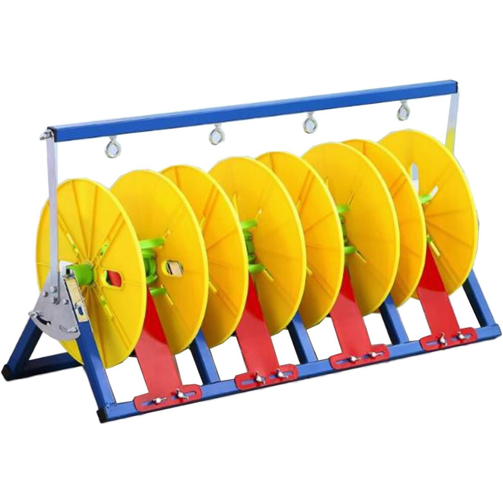Heavy Duty Wire Spool Rack With Tangle Feeding And Multi Reel Cable Dispenser Stand 78X41x29cm 9113335162273
