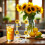 Silicone Sunflower Straw Covers Reusable Splash Proof Dustproof Tips for Stanley Cup 5