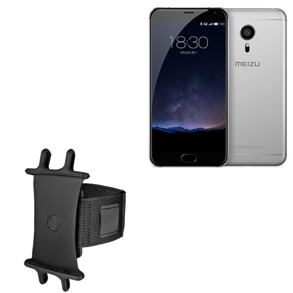 Sport Armband Phone Holder For Meizu Pro 5 With 360 Rotation, Full Touchscreen Access, Adjustable Fit 9113335162747