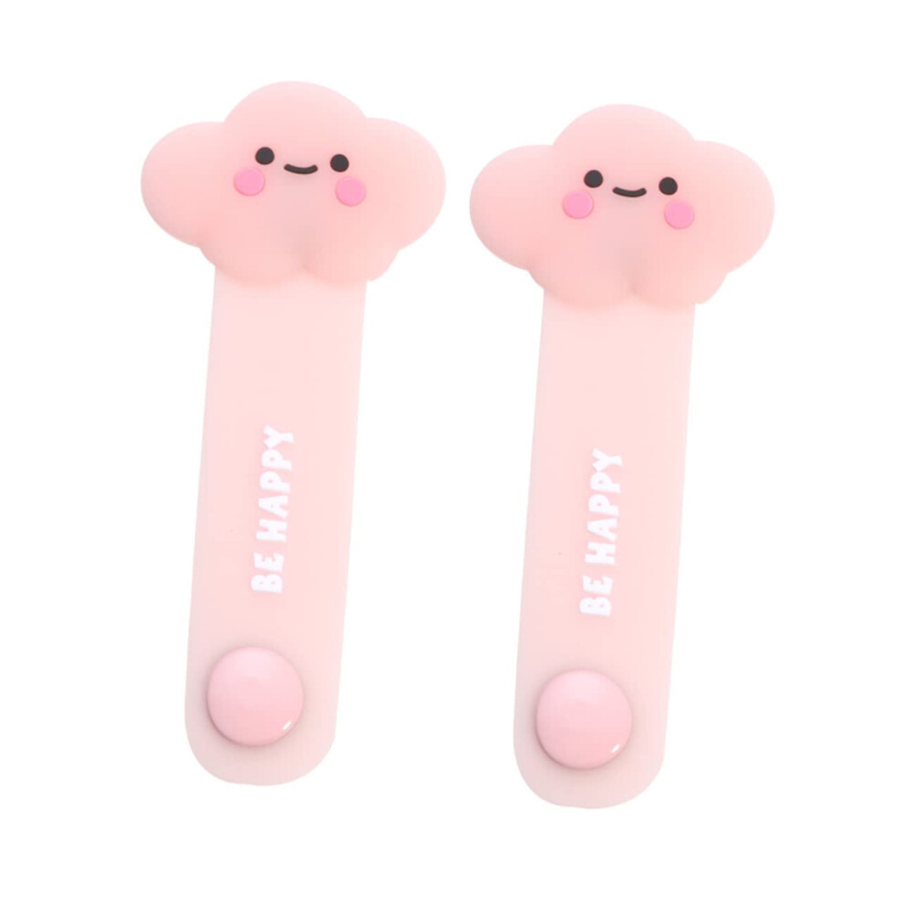 2Pcs Silicone Cable Organizer Cord Winder For Tangle Charging, Data And Headphone Cables 9113335162792