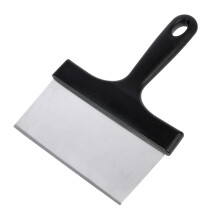 Stainless Steel Grill Scraper BBQ Grill Cleaning Tool with Ergonomic Handle for Fast Oil Removal
