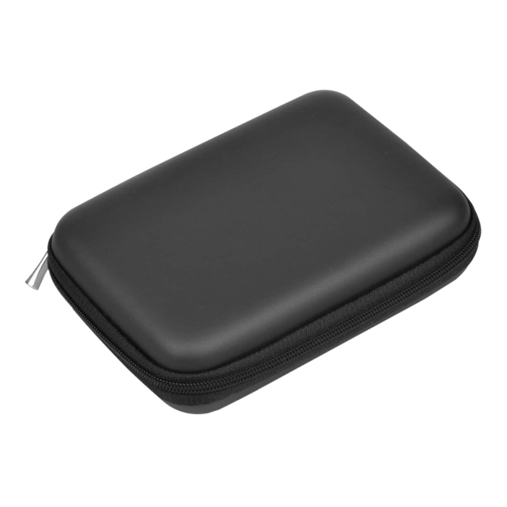 Shockproof Portable Hard Drive Case With Zipper, Travel Electronics Organizer For Cables And Chargers 9070919213083