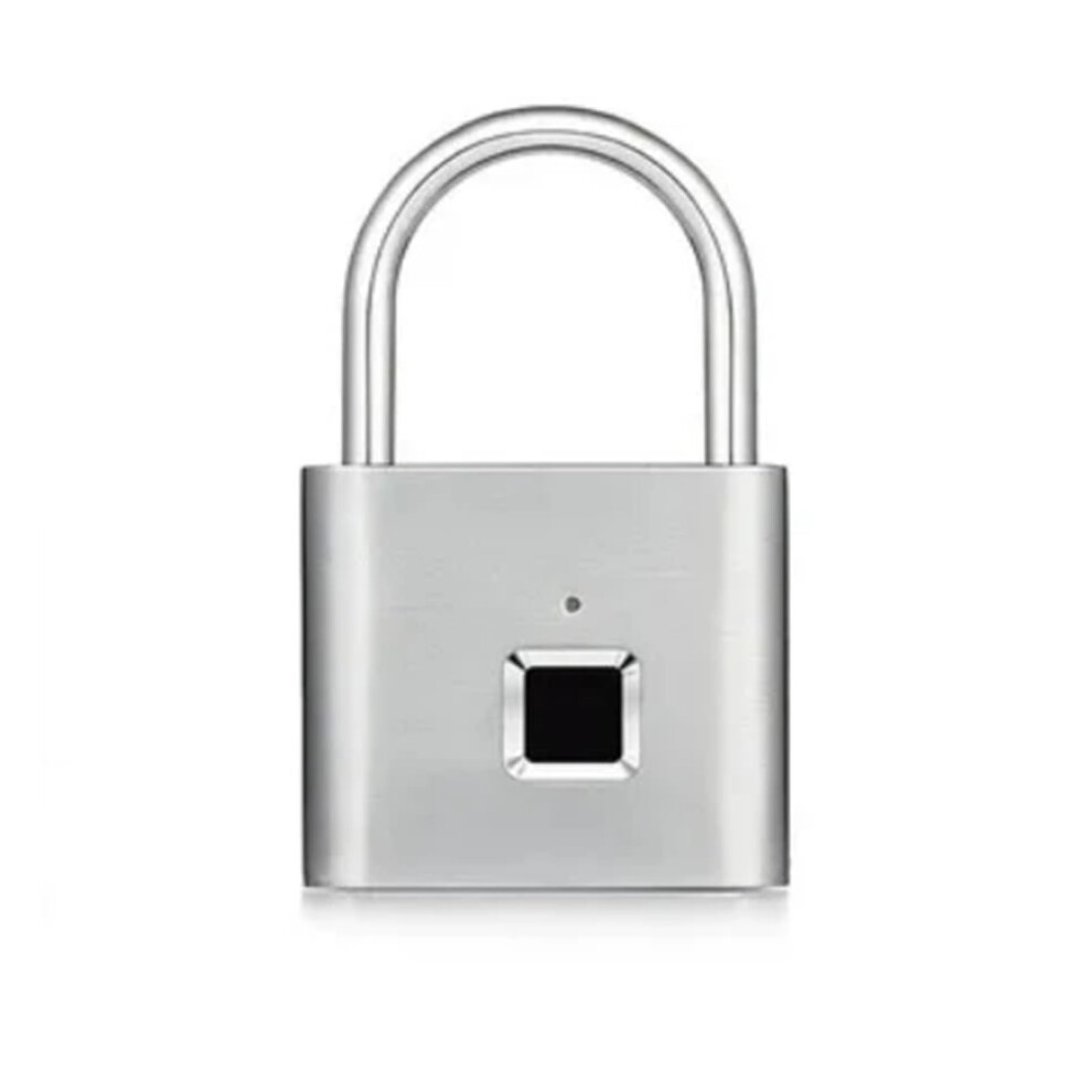 Fingerprint Padlock With Fast Unlock, Usbc Rechargeable Smart Lock, Waterproof Metal Design (2Pcs) 9113335162914