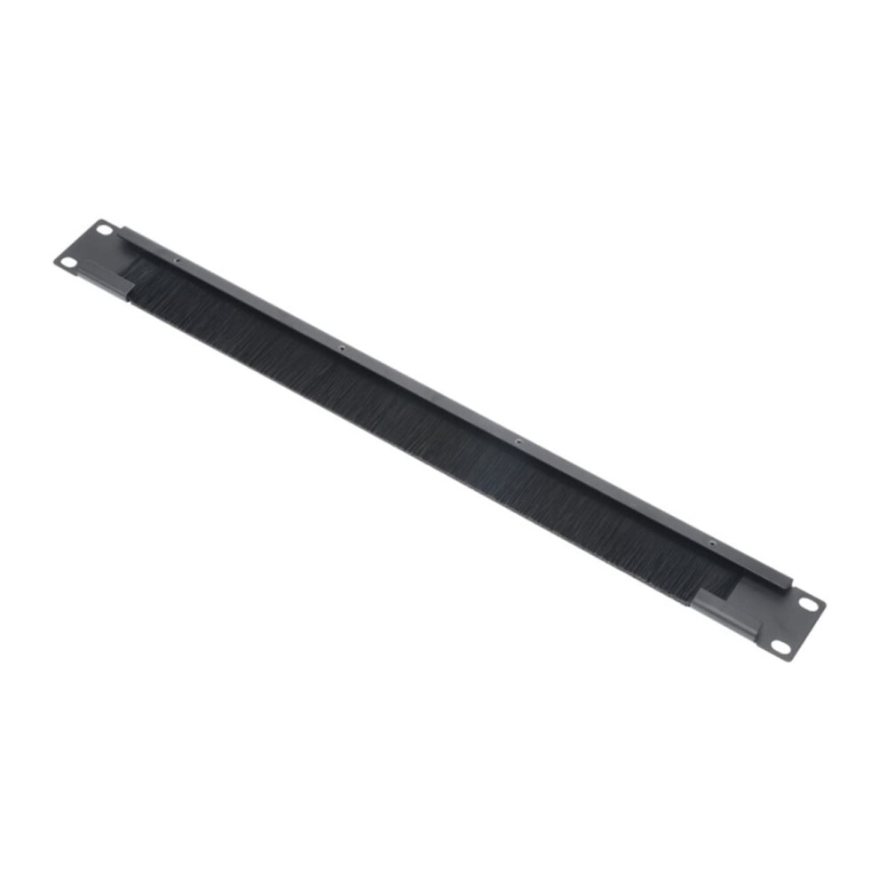 Cable Management Rack With Brush Strip Black Cord Organizer For Office Network Cabinet Tv Desk 9070919213199