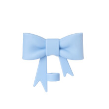 Blue Bow Straw Cover, Silicone DustProof Topper for Stanley Cup 40oz 30oz Tumbler Accessories
