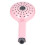 Pressurized ABS Handheld Shower Head, Pink, 2 Modes, 232.7x100mm 16