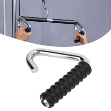Silberner C-förmiger Gummi-Griff für Klimmzugstange – Fitnessstudio