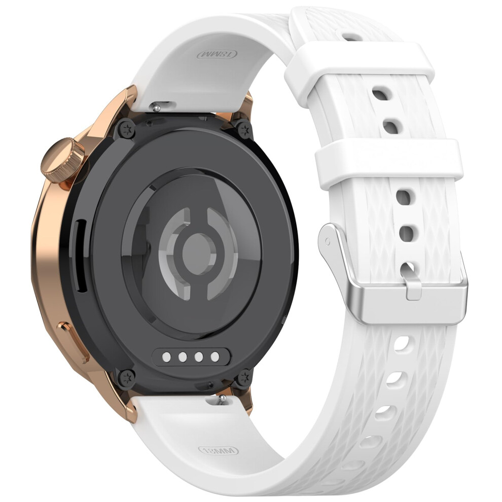 Smartwatch Replacement Band 18Mm Silicone Sport Strap For Oneplus Watch3 Oppo X2 Mini Xiaomi S4 White 9070919214714