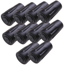 10pcs Trekking Pole Tips with AntiSlip Grip and Shock Absorbing Walking Stick Rubber Caps